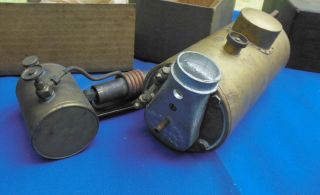 Vintage H.  E.  Boucher NY Model Boat Steam Engine Blow Torch & Horizontal Boiler 8