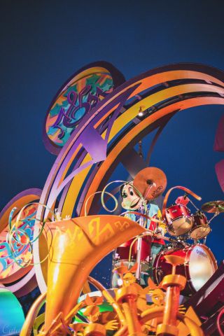 Yamaha Oak Drum Set from Mickey’s Soundsational Parade at Disneyland Disney Rare 6