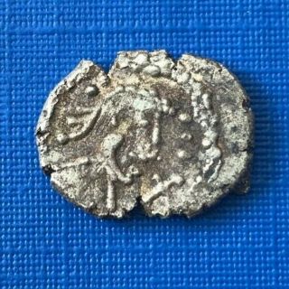 Very Rare Anglo - Saxon Silver Ar Sceatta Series Q 8th Century Ad - P375