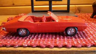 1970 MPC PONTIAC GTO CONVERTIBLE PROMO CAR RED 2