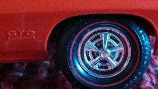 1970 MPC PONTIAC GTO CONVERTIBLE PROMO CAR RED 7