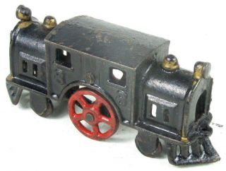 Antique Cast Iron Train Hubley No.  8 Electric