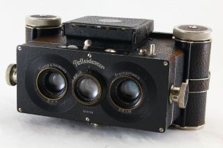 [rare Exc] Rolleidoscop Stereo Camera 6x13cm For 120 Roll Film From Japan R5138