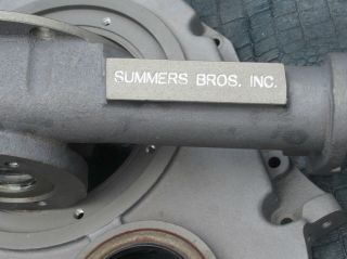 RARE NOS SUMMERS BROTHERS FRONT MOUNTED DISTRIBUTOR TIMING COVER 396 427 409 8