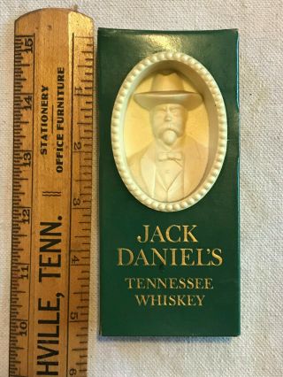 Vintage Jack Daniels Green Label Cameo Advertising Box w/Stand 9