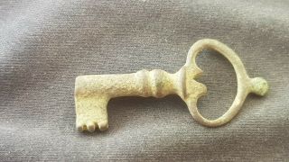 Little Post Medieval Small Casket Key.  A Must.  L139c