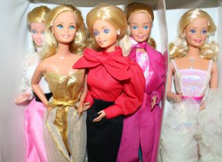 1980 ' s Barbie Grab bag 11 Barbies,  Peaches n cream,  Fashion Fun & more EC 2