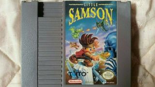 Little Samson Nintendo Nes Rare Authentic Cart