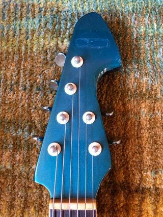 Vintage 1964 Teisco Del Rey ET - 220 in Rare Blue with Case / 3