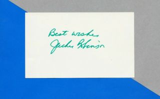 Vintage Jackie Robinson Autograph Photo & Jsa Signed Best Wishes