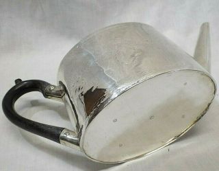 OLD Antique GEORGE III STERLING SILVER TEAPOT & TRIVET STAND Digby Scott HOLLAND 11