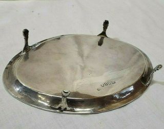 OLD Antique GEORGE III STERLING SILVER TEAPOT & TRIVET STAND Digby Scott HOLLAND 6