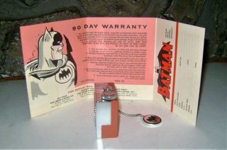 VTG 1966 Rare BATMAN Micro RADIO All Paperwork & Card 4