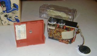 VTG 1966 Rare BATMAN Micro RADIO All Paperwork & Card 7