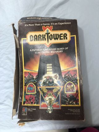 Rare Vintage Milton Bradley Dark Tower Board Game Near Complete 1981
