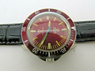 Vintage Omega Admiralty " Red Anchor " Divers Automatic Men Watch.