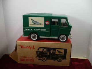 Vintage 1960`s Buddy L Rea Express Delivery Van Pressed Steel 5352