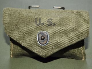 Us Army Usmc Marine Ww2 M - 1942 Od First Aid Pouch N/mint 