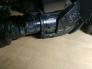Sony Ex3 Professional Broadcast Video Camera 3 Hours Use Read Rare