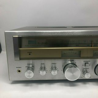 Sansui G - 2000 Stereo Receiver Amplifier AM FM Vintage 2