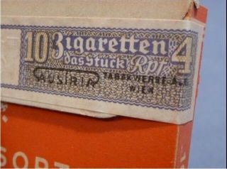 WWII Era German Pack of 10 Cigarettes,  MILDE SORTE, 6