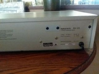 Vintage Nakamichi BX - 125 Cassette Deck COLLECTORS HIGH - END TAPE DECK 5