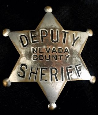 Vintage 1940’s Nevada County Badge