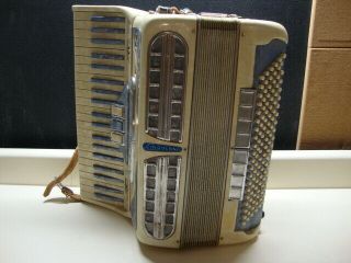 Vintage Cingolani Accordion W/ Case Made In Italy Ready To Play No Issues