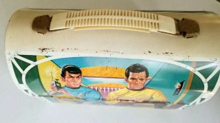 Vintage 1968 Star Trek Metal Dome Top Lunchbox Aladdin Industries USA 12