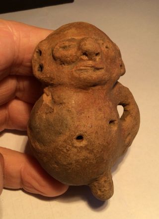 Maya Pottery Pregnant Figure 600 - 900ad Precolumbian Mayan