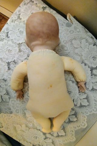 Vtg Grace S.  Putnam Bye Lo Baby Doll Bisque Head 18  Cloth Body 1920 ' s Germany 5