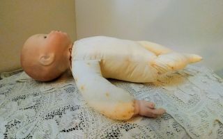 Vtg Grace S.  Putnam Bye Lo Baby Doll Bisque Head 18  Cloth Body 1920 ' s Germany 6