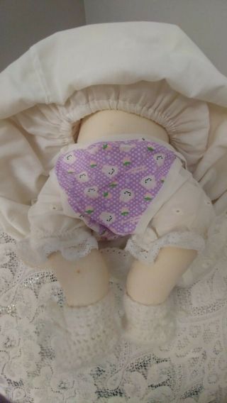 Vtg Grace S.  Putnam Bye Lo Baby Doll Bisque Head 18  Cloth Body 1920 ' s Germany 8