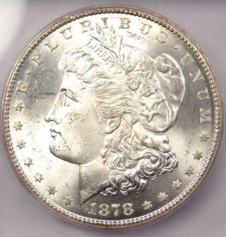 1878 - Cc Morgan Silver Dollar $1 - Icg Ms65 - Rare In Ms65 Grade - $2,  030 Value