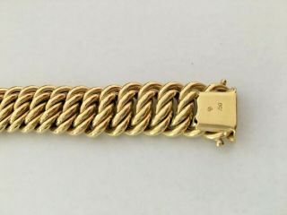 KURZ vintage 1980s 18K gold elegant high fashion bracelet 2