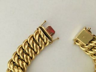 KURZ vintage 1980s 18K gold elegant high fashion bracelet 4
