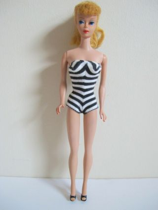 Barbie Vintage 3/4 Transition Blonde Ponytail Doll,  ALL NO REPAINT EUC 2