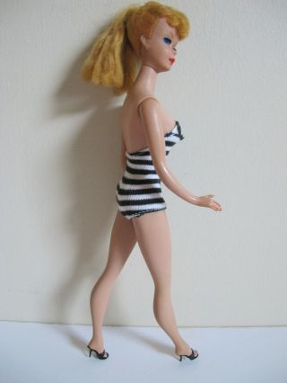 Barbie Vintage 3/4 Transition Blonde Ponytail Doll,  ALL NO REPAINT EUC 5