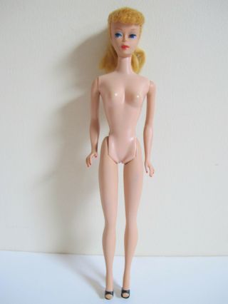 Barbie Vintage 3/4 Transition Blonde Ponytail Doll,  ALL NO REPAINT EUC 6