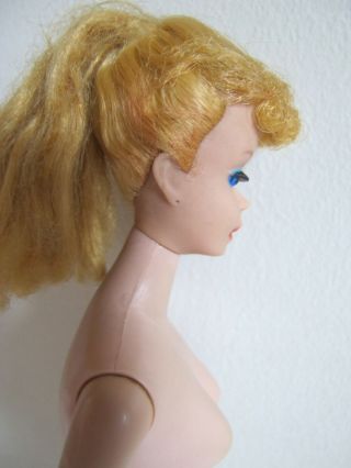 Barbie Vintage 3/4 Transition Blonde Ponytail Doll,  ALL NO REPAINT EUC 7