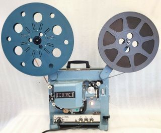 Vintage Eiki Model Rt - 0 16mm Movie Film Reel Sound Projector,  Great