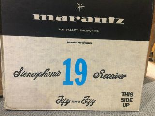 Vintage Marantz 19 Stereo Receiver 2