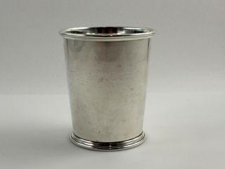 Kirk 277 Sterling Silver Julep Cup - 3 3/4 " - W/partially Removed Monogram