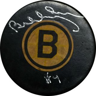 Bobby Orr Signed Vintage Boston Bruins Official Nhl Puck Gnr Holo Psa Lst330