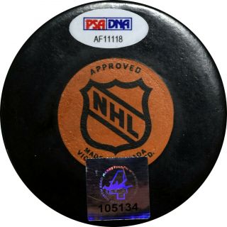 Bobby Orr Signed Vintage Boston Bruins Official NHL Puck GNR HOLO PSA LST330 2