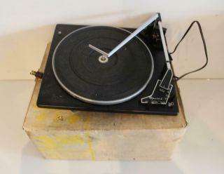 Nib Vintage Garrard Model 40b Turntable Record Player