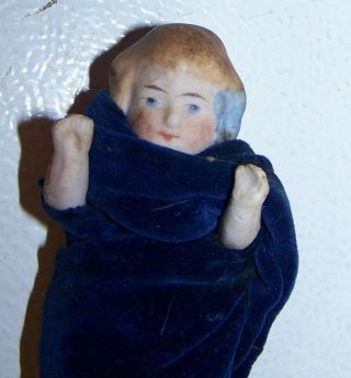 Rare Antique German Bisque Porcelain Doll