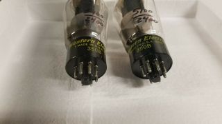 Pair vintage WESTERN ELECTRIC 350B amplifier tube 2