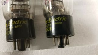Pair vintage WESTERN ELECTRIC 350B amplifier tube 4