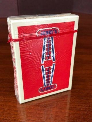 Vintage Jerry ' s Nugget Casino playing cards RED Authentic 2